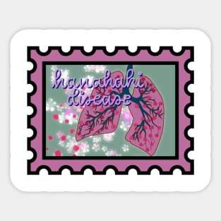 Hanahaki Disease Postage Stamp Sticker